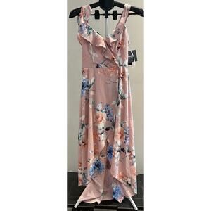 NWT by & by Women's size X-Small Print Bubble Crepe Dress